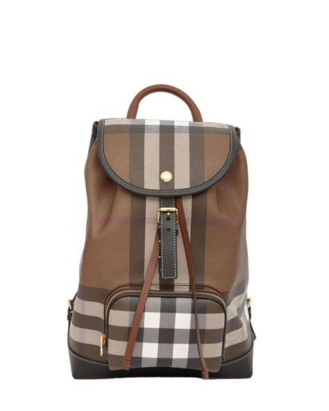 zaino burberry donna|Zaino Check (Marrone betulla scuro) .